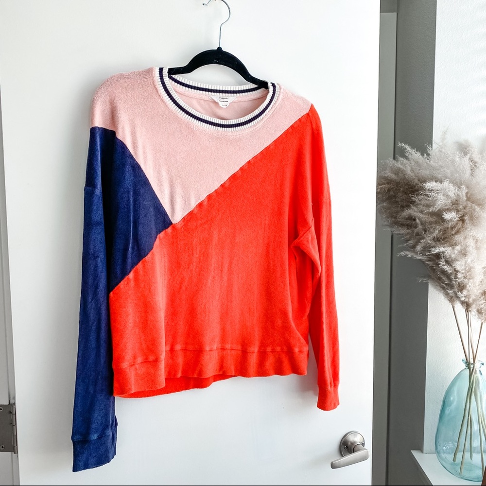Splendid x Margherita Terry Cloth Pullover